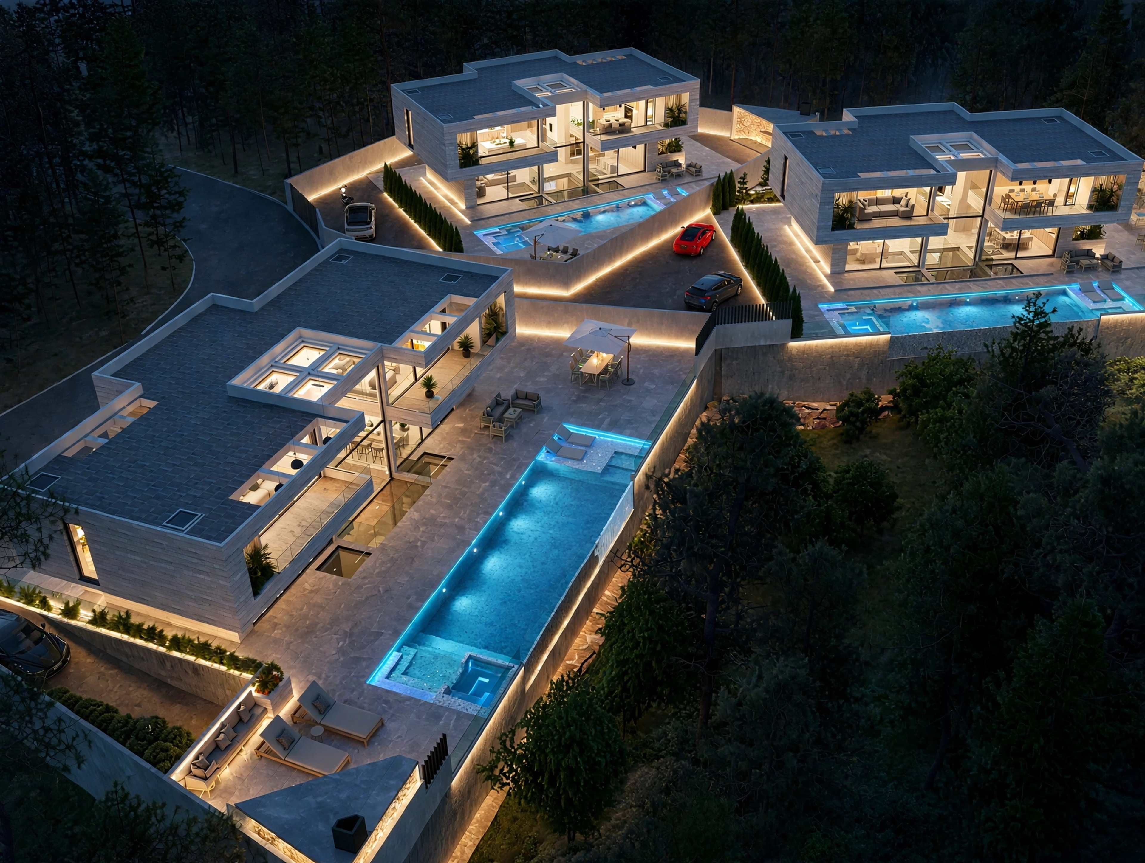 Villa Montevideo III - Night View